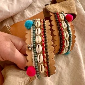 Cocobelle resort wear, flat sandals sz 40 (9)